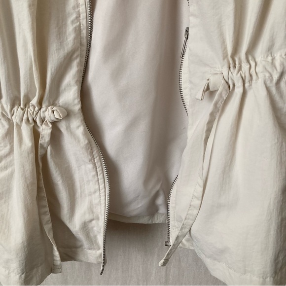 A New Day Cream White Windbreaker Rain Jacket - Picture 4 of 6